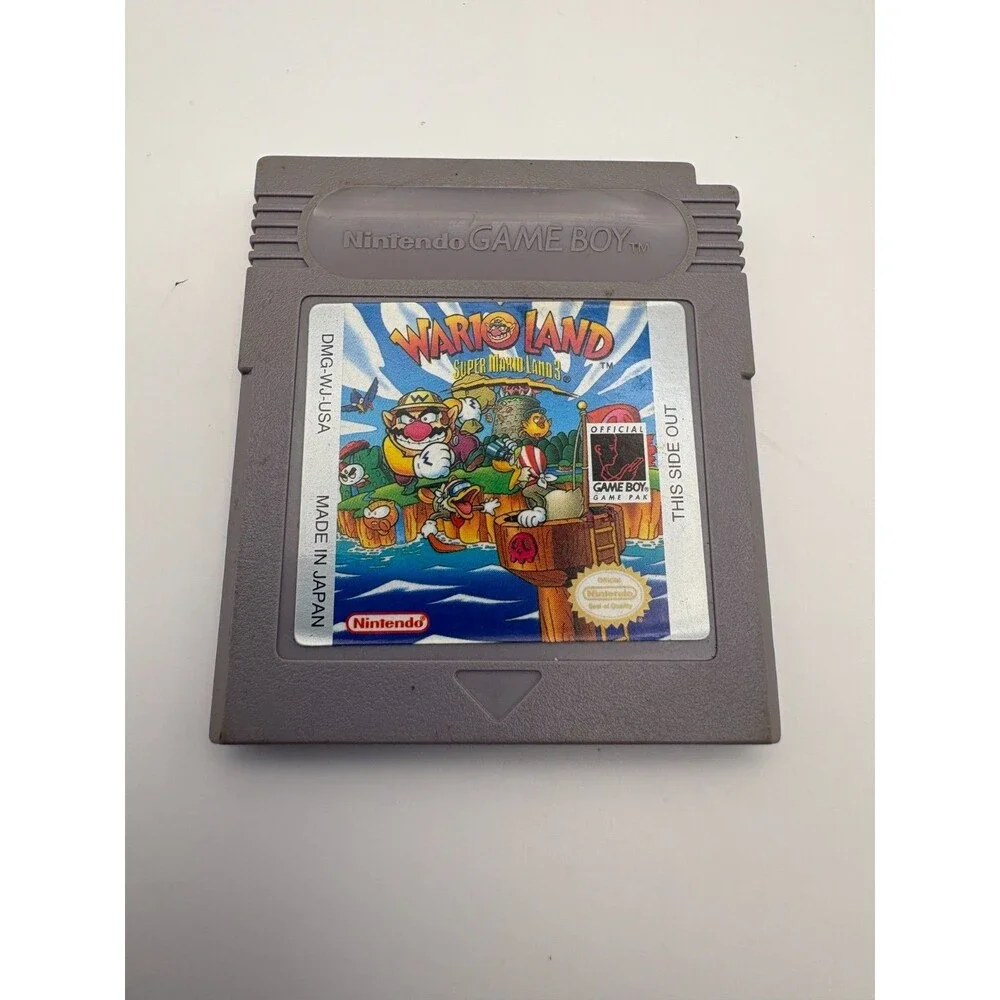 Wario Land Super Mario Land 3 Nintendo Gameboy Game + Case